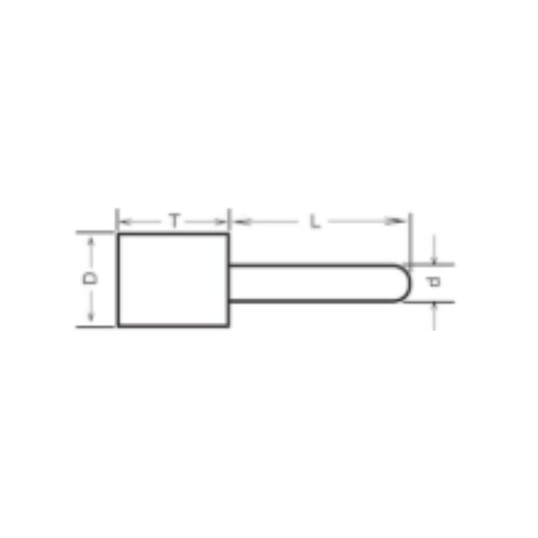 軸付砥石 WA A号