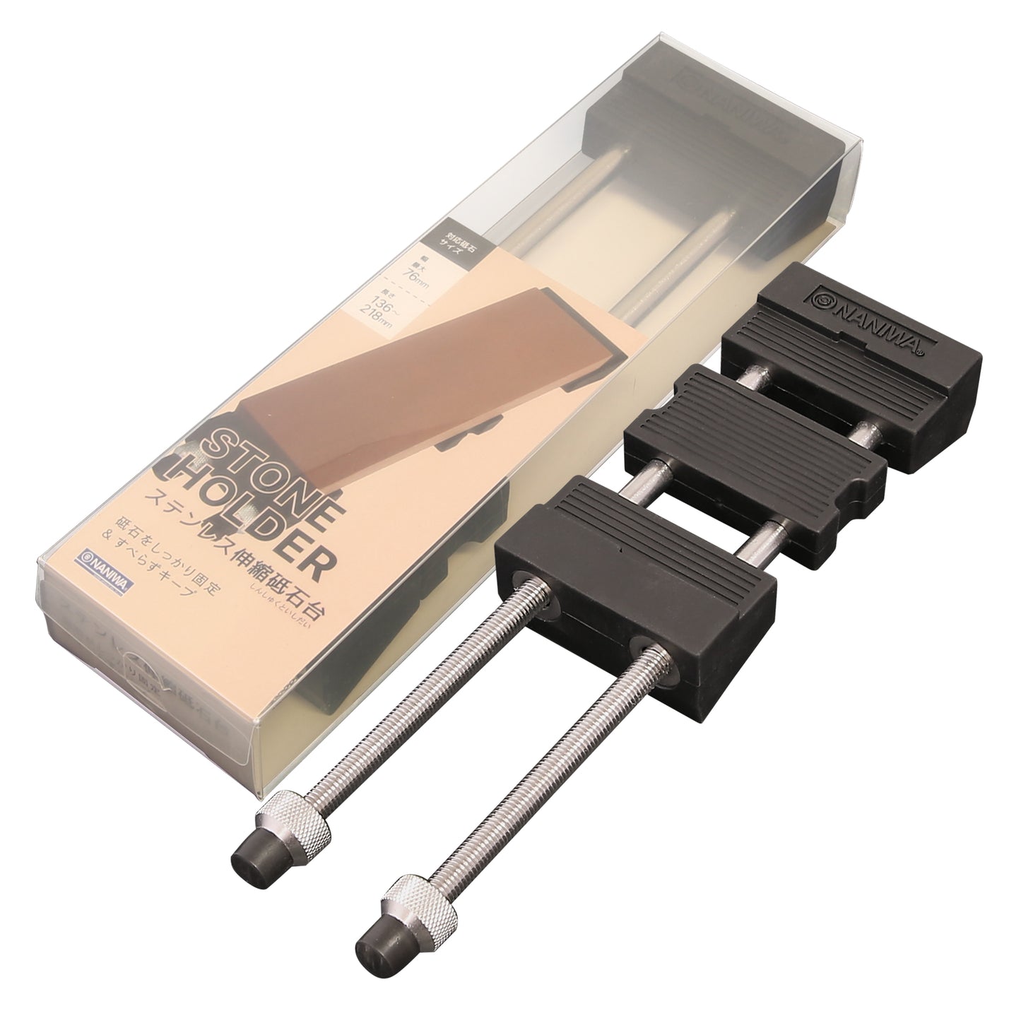 ステンレス伸縮砥石台 288x76x36 IZ-4002