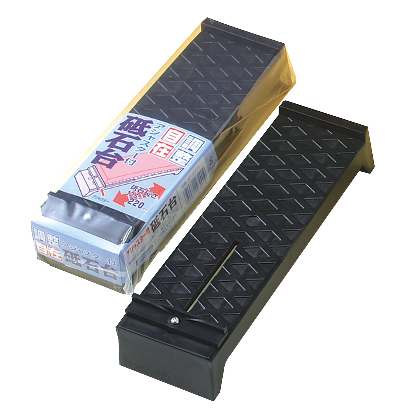 プラスチック製 砥石台 <アジャスター付> ビニール袋入 (NANIWA) IZ-0001