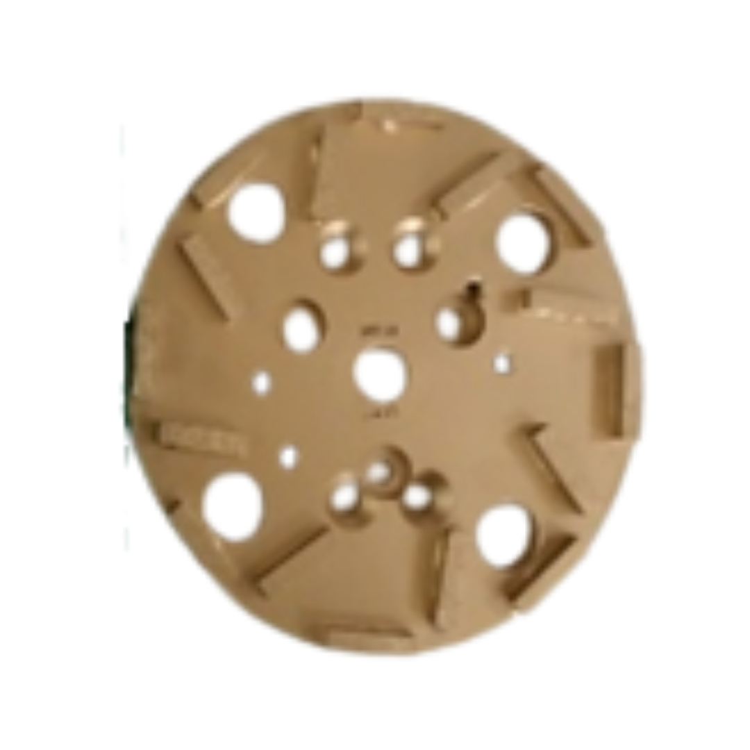 研磨機用コンクリート研磨盤　ゴールド φ255 16チップ