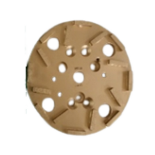 研磨機用コンクリート研磨盤　ゴールド φ255 16チップ