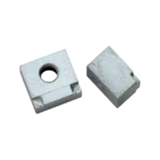 研磨機用ダイスチップ      15x16x10 M6 (6枚入)