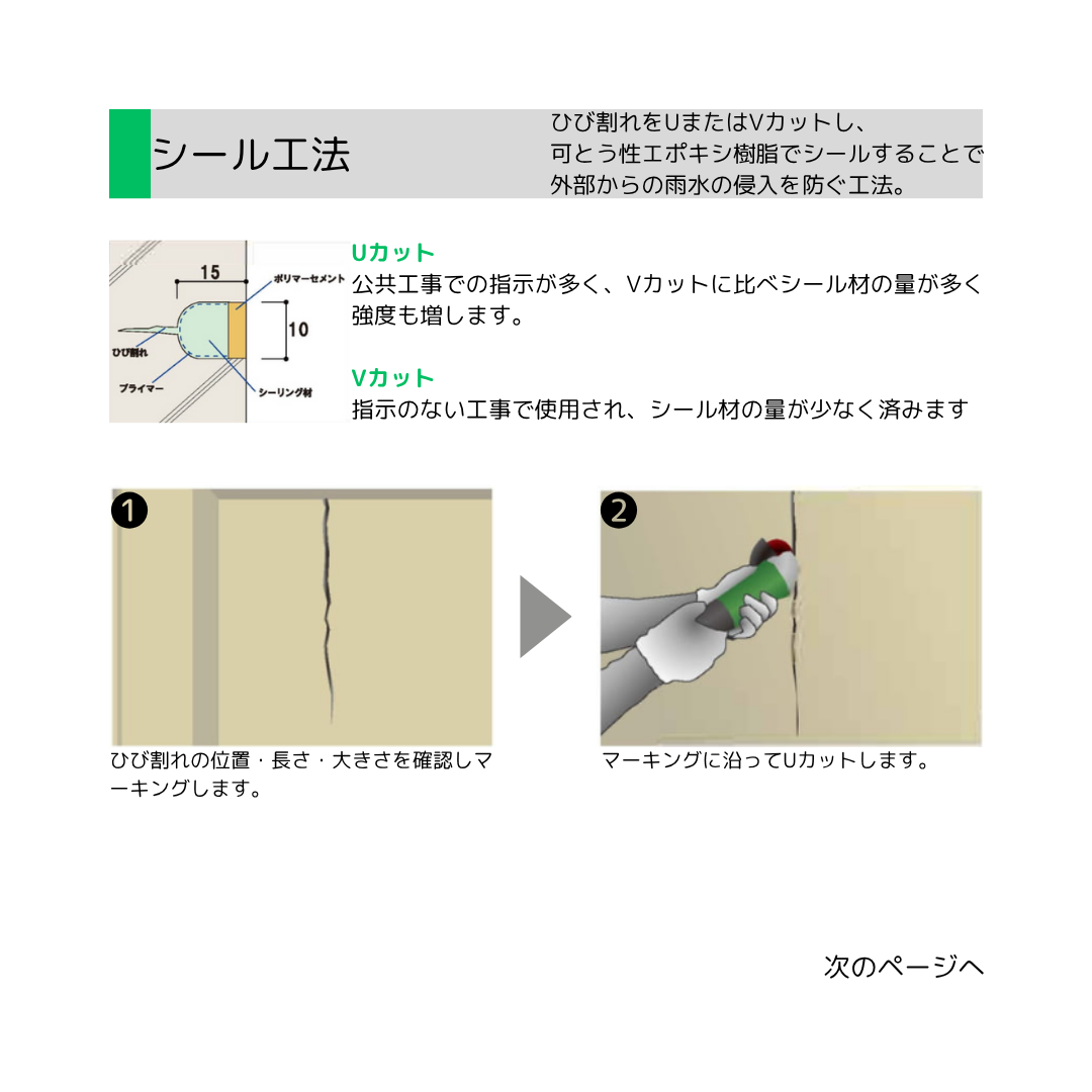 溝切達人 Vカット | コンクリート・モルタルひび割れ補修【ナニワ研磨